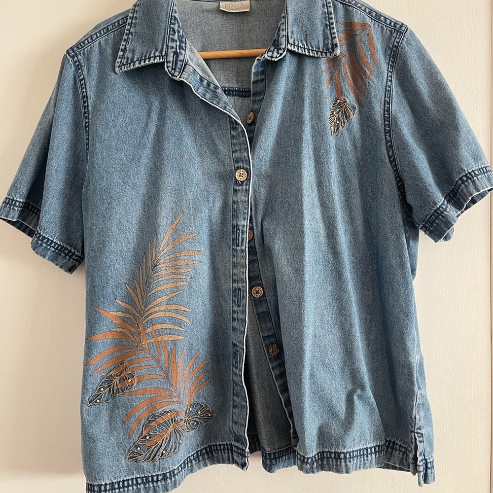 Vintage button down tunic